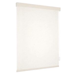 Manual linen light filtering roller shades with chain