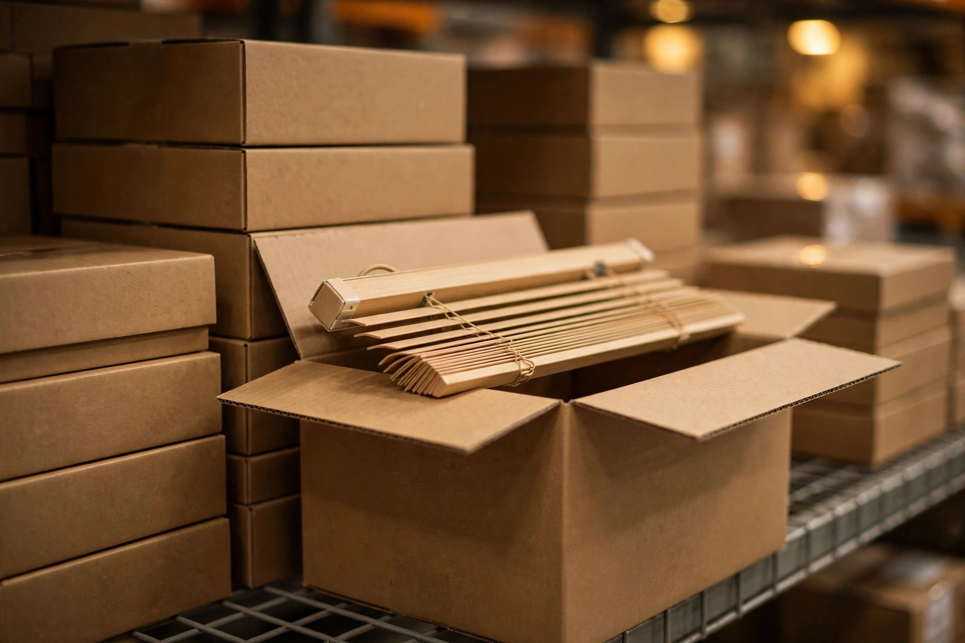 oem private label cellular shades packaging