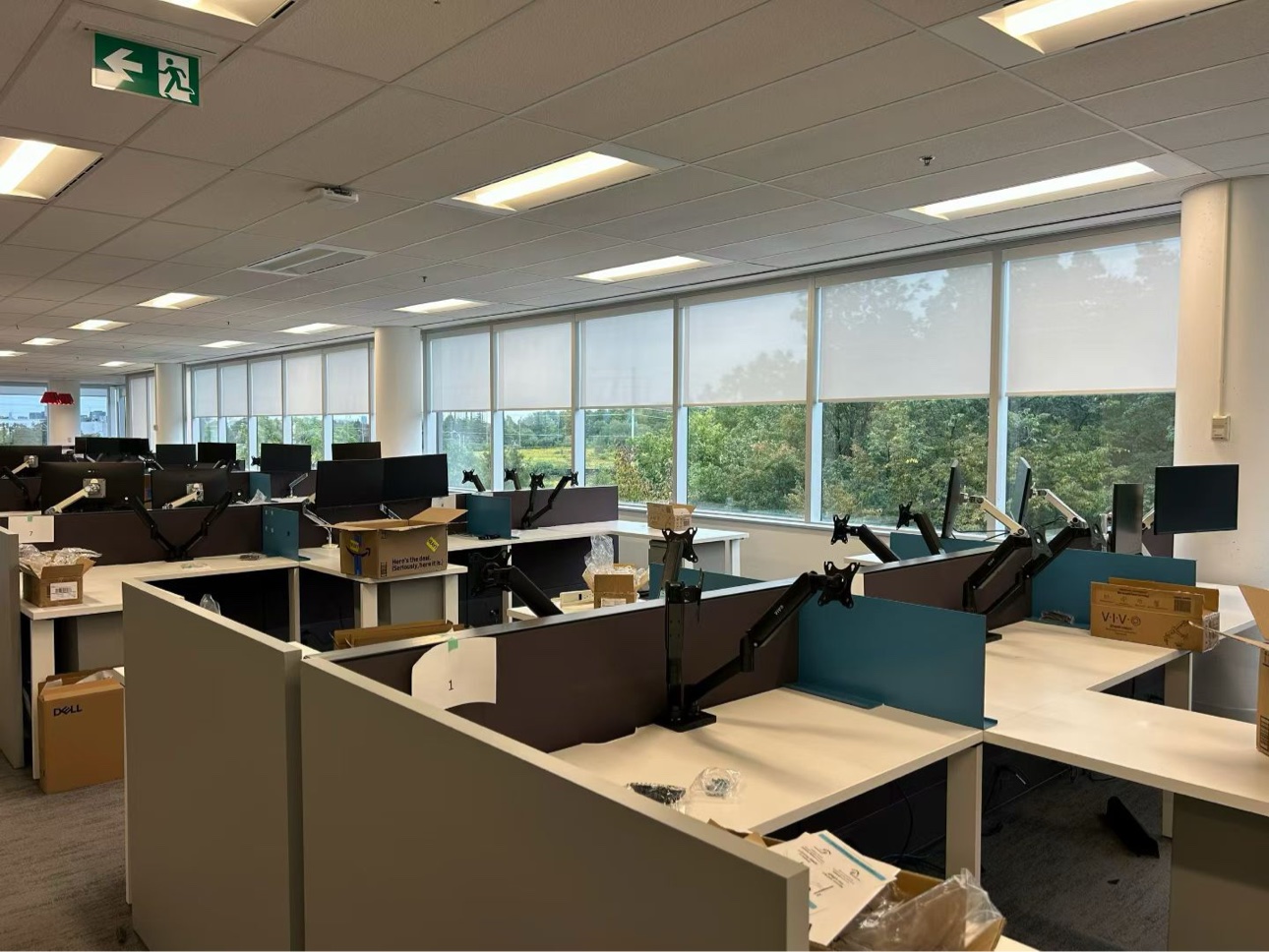 window treatment trade program roller shades for office projects